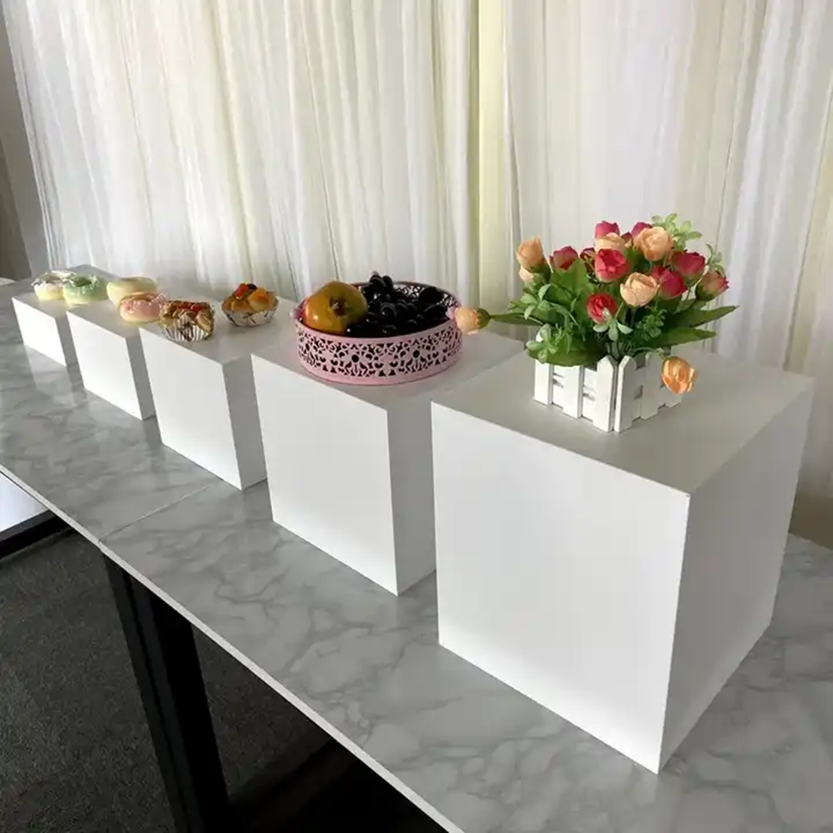 Display Risers Set - 5 шт./компл.) украшение для десертного стола,