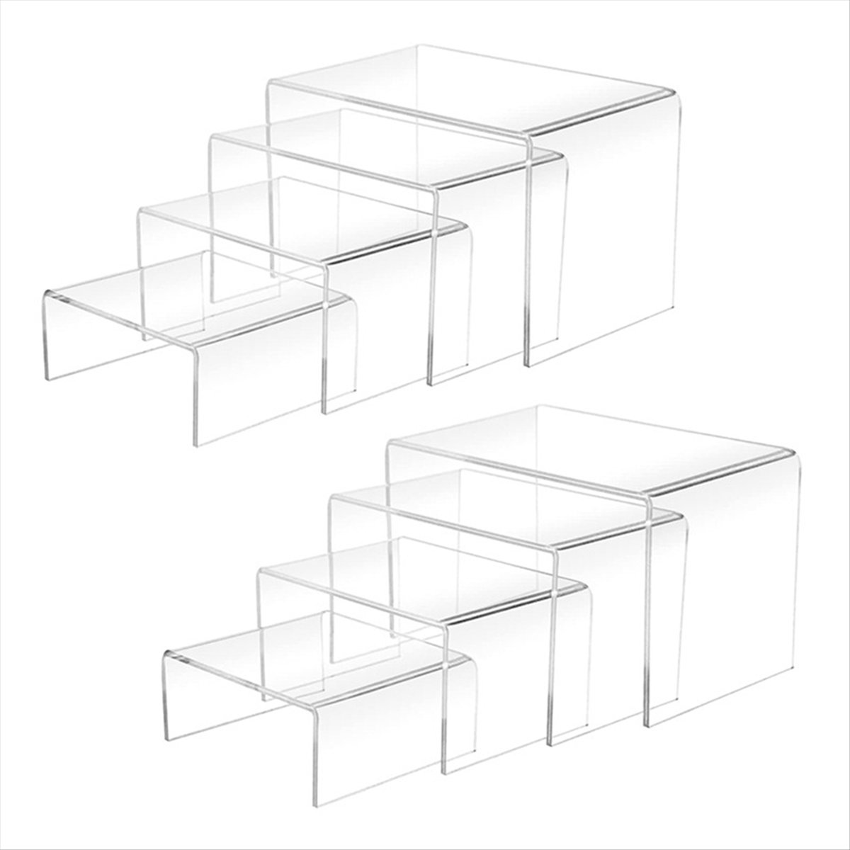 8 шт. 2 комплекта небольших ак – обзор и цена Display Risers Set
