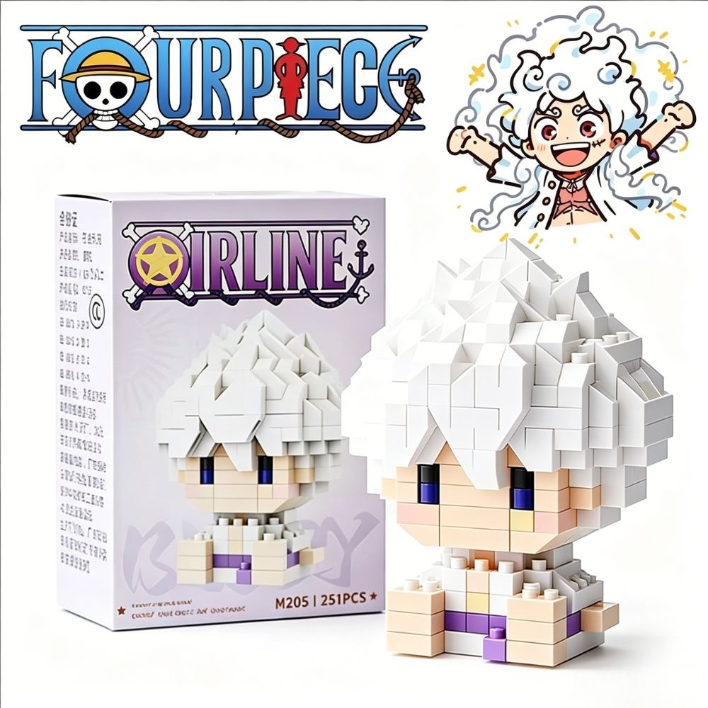 One PIECE Sun God Nika Luffy,  – обзор и цена Building Block Mini