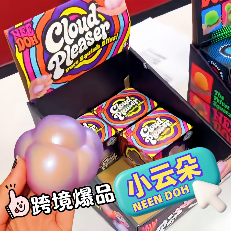 @Needoh Cloud Pleaser Мягкая и – обзор и цена Fidget Cube Original
